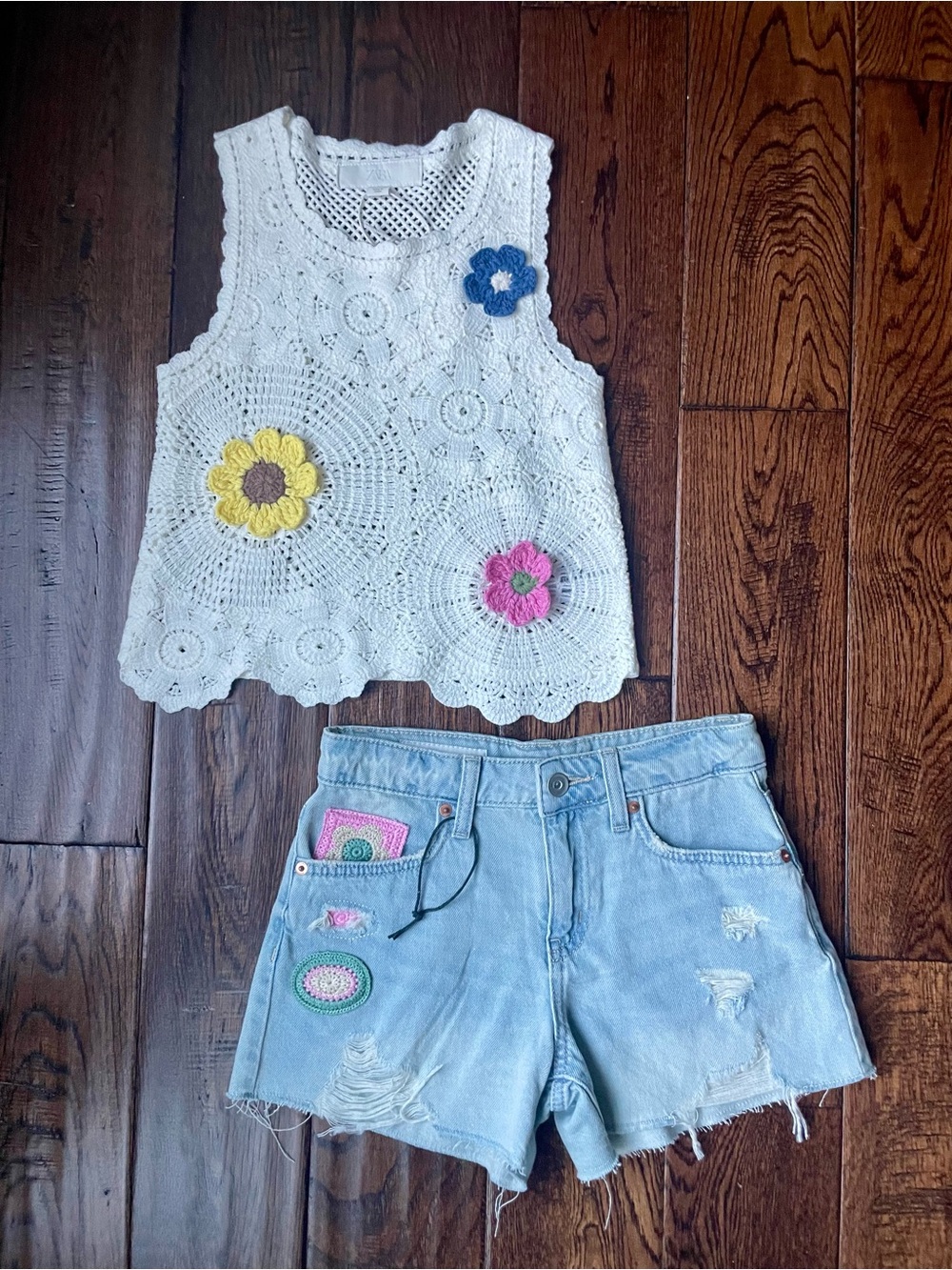 NEW! Zara crochet outfit 🌼 9-10 yrs